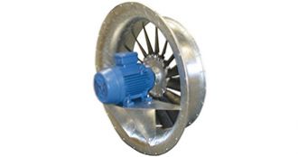 AVK, axial fan with short casing and inlet bell, Almeco